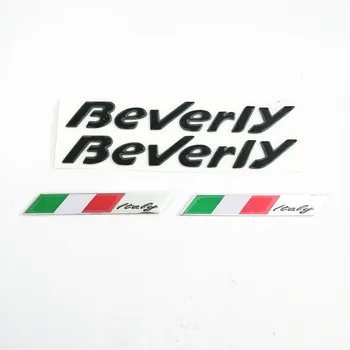 Черный мотоцикл Поднять 3D Эмблема Итальянская наклейка на значок Наклейка ДЛЯ PIAGGIO Beverly 500